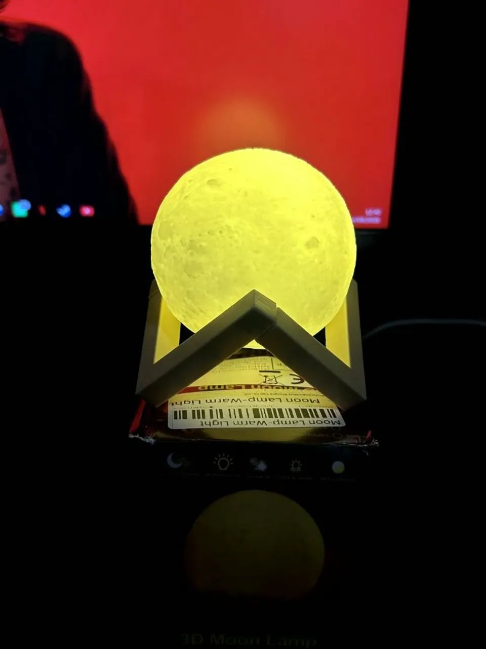 Luminária de lua