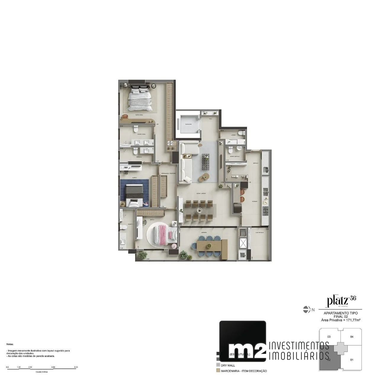 Apartamento com 3 quartos no Setor Bueno - Foto 2