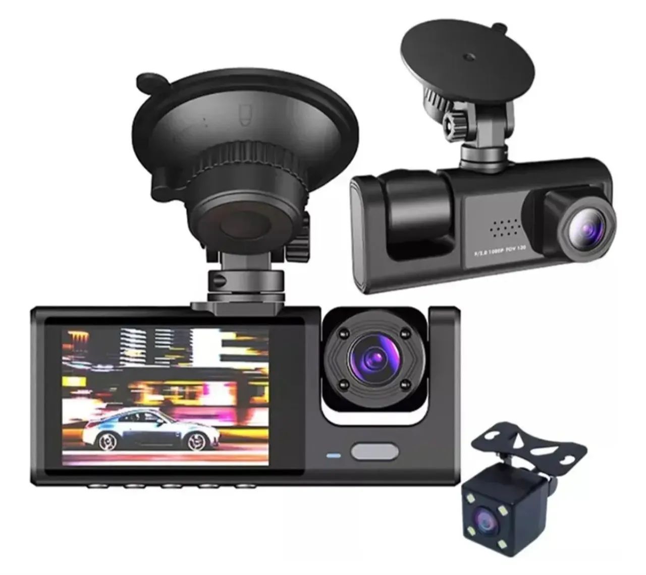 Câmera veicular Black Box Traffic recorder 1296 HD