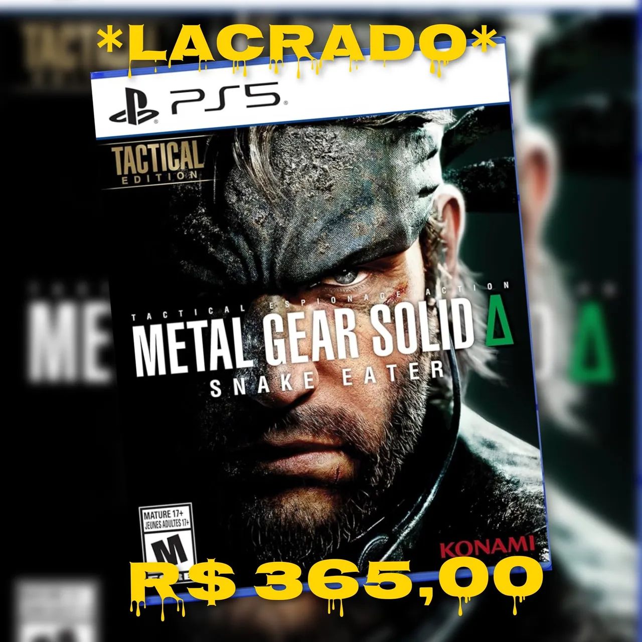 Metal Gear Solid Delta - PS5 - Lacrado 