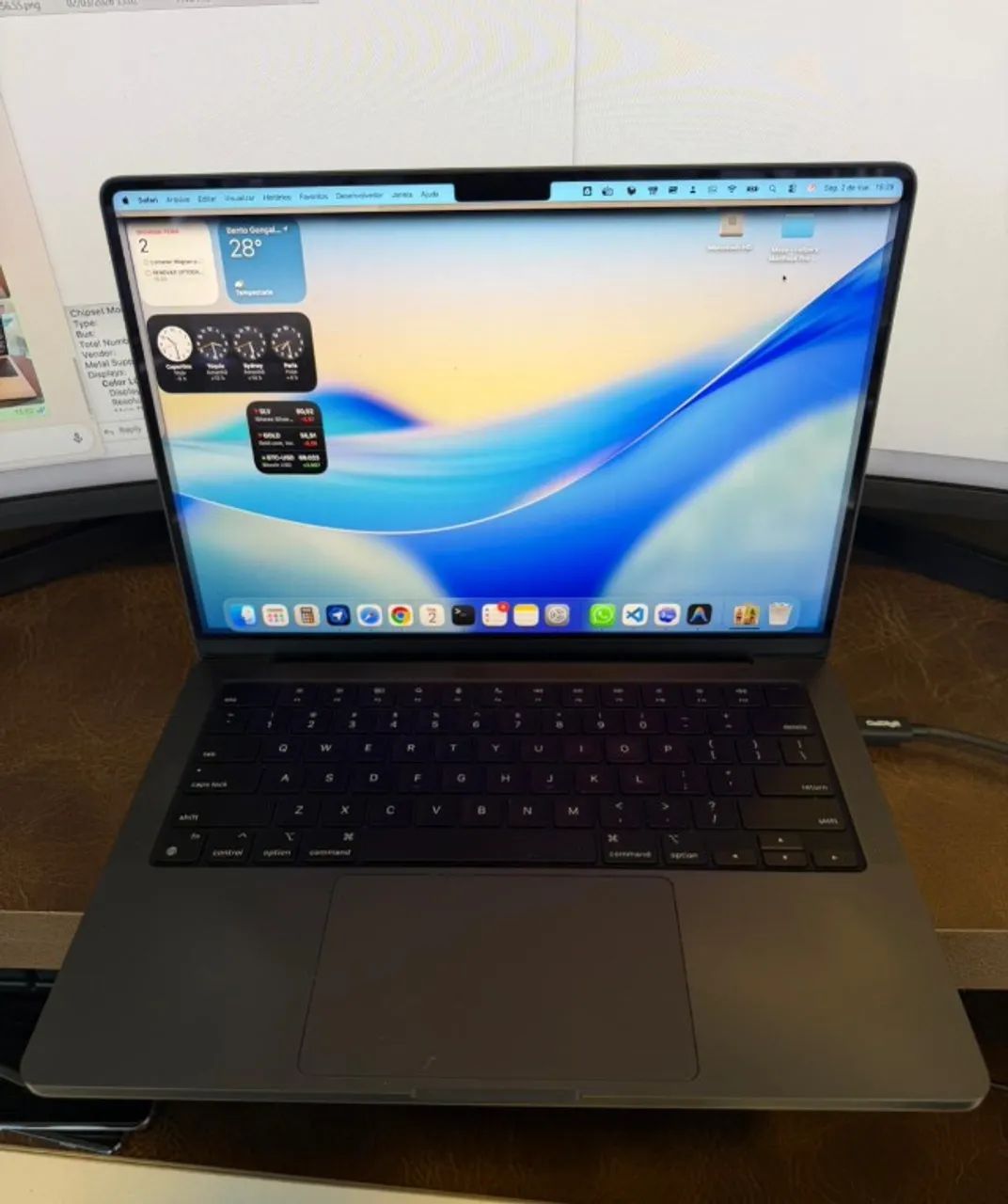 Apple Macbook Pro Max M4 14" 36gb 1tb 2025 Preto - Foto 6