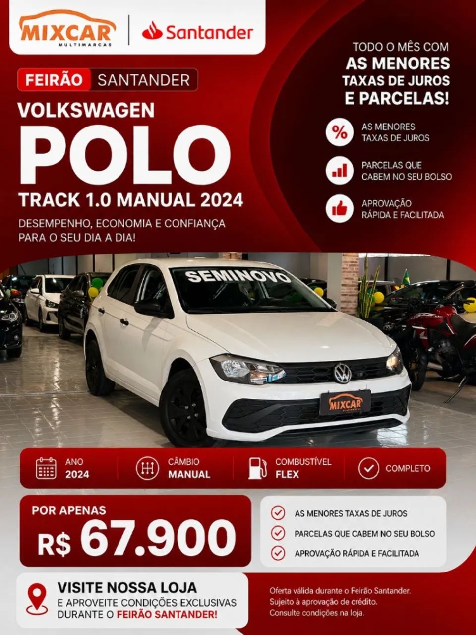 Volkswagen Polo Polo Track 1.0 Flex 12V 5p 2024