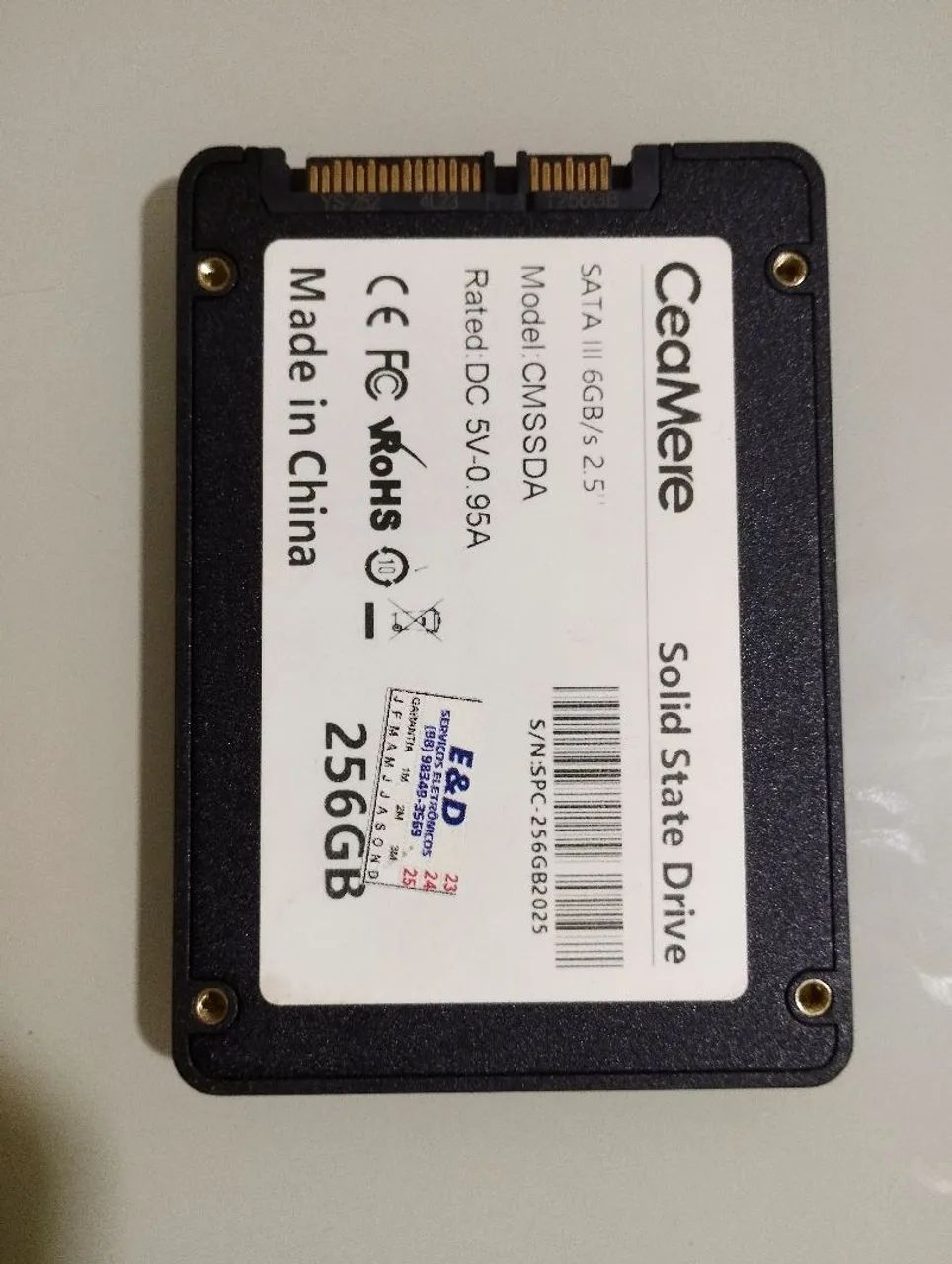 SSD 256GB Novo - Foto 3