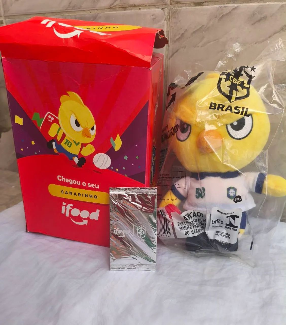 Canarinho Ifood Lacrado 