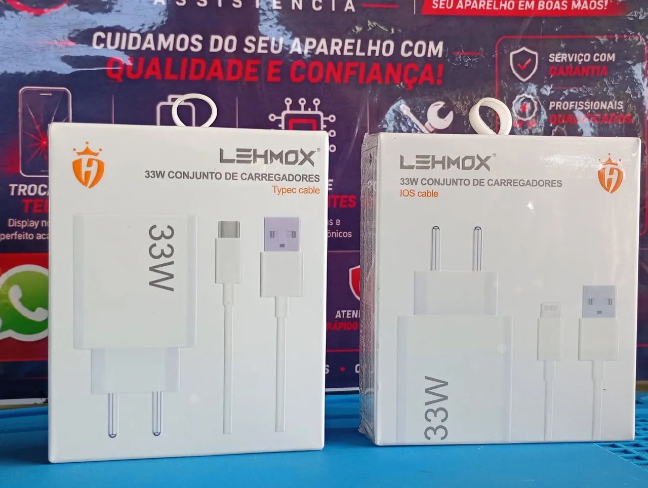 Carregador de iPhone e tipo C de 33w - Foto 4