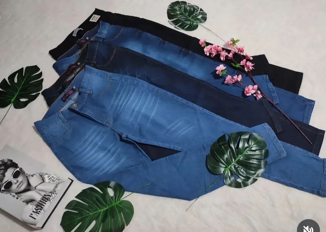 Calça Jeans Feminina Skinny com Lycra - Foto 2
