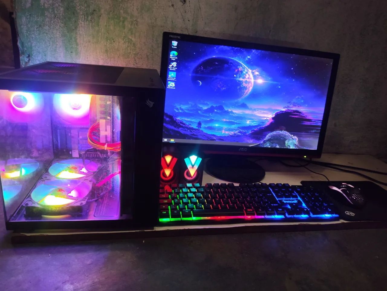 ? PC GAMER COMPLETO RGB - R$ 1.200 ? - Foto 5