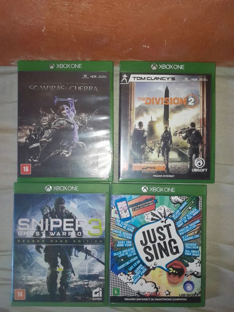 Kit 4 Jogos Xbox One