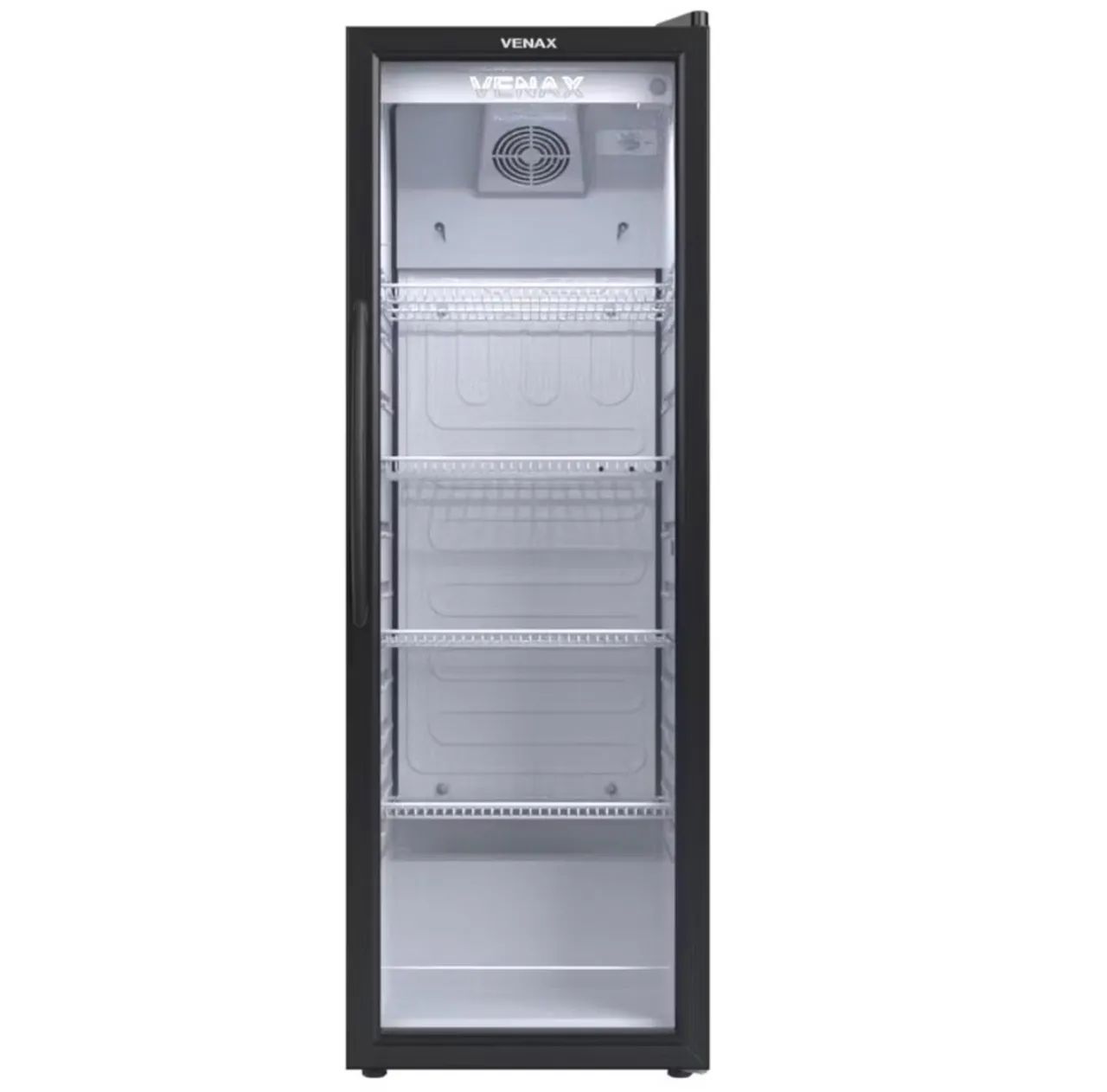 Expositor Refrigerado de Bebidas Venax 200 Litros Preto Fosco