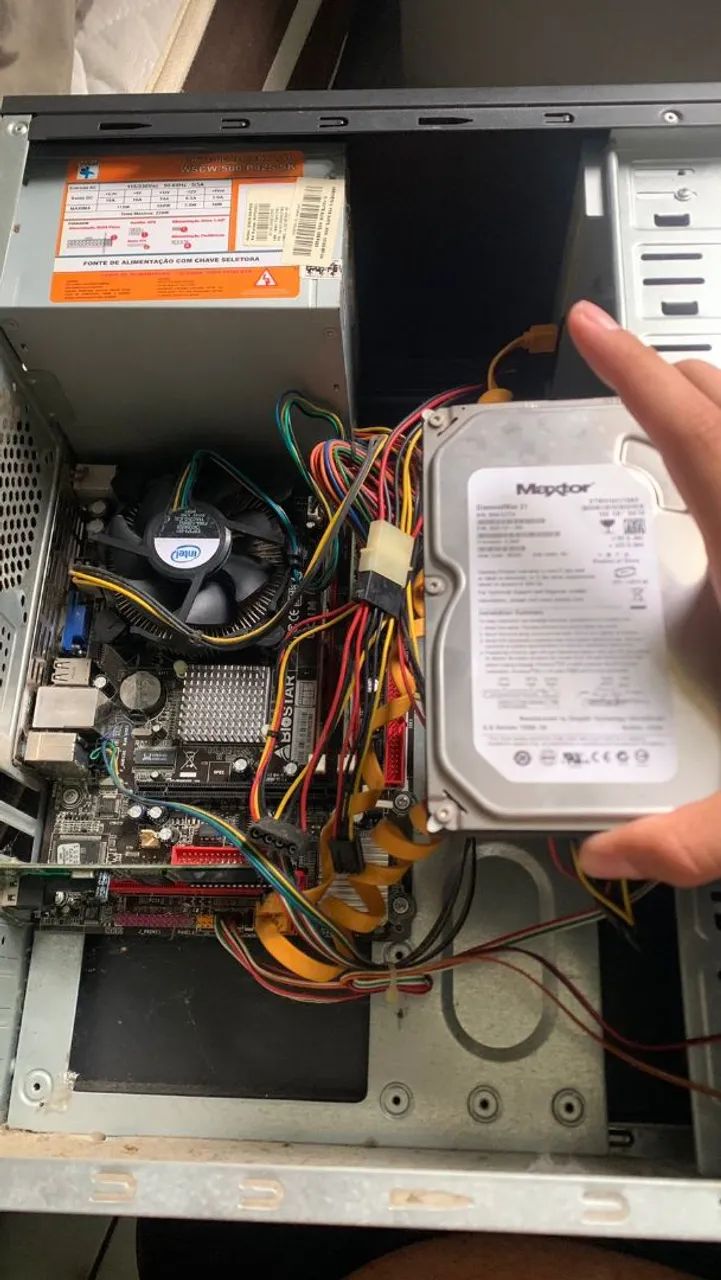PC antigo. + monitor + teclado + mouse + no-break - Foto 3