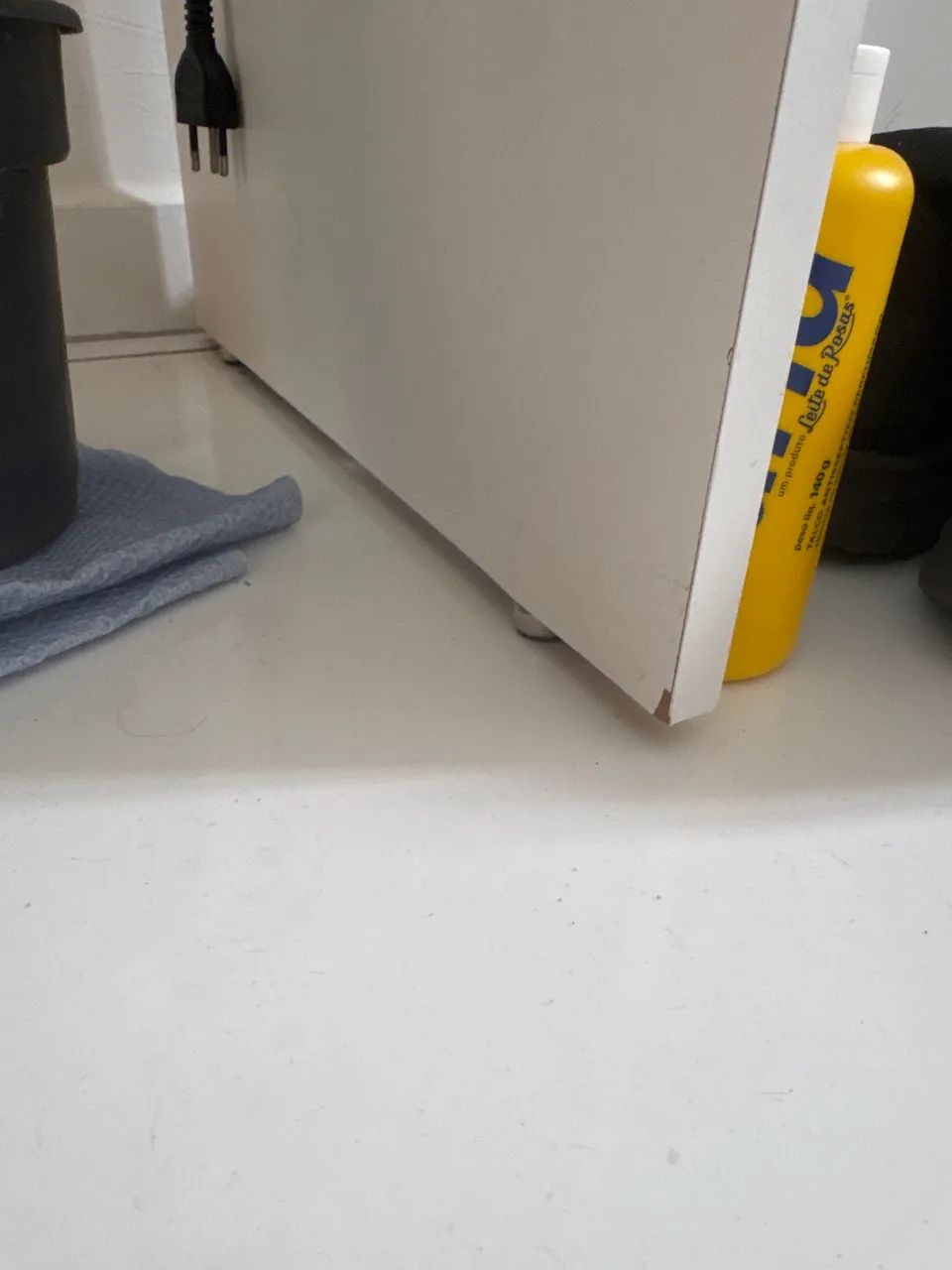 Escrivaninha mdf branco 120cm - Foto 3