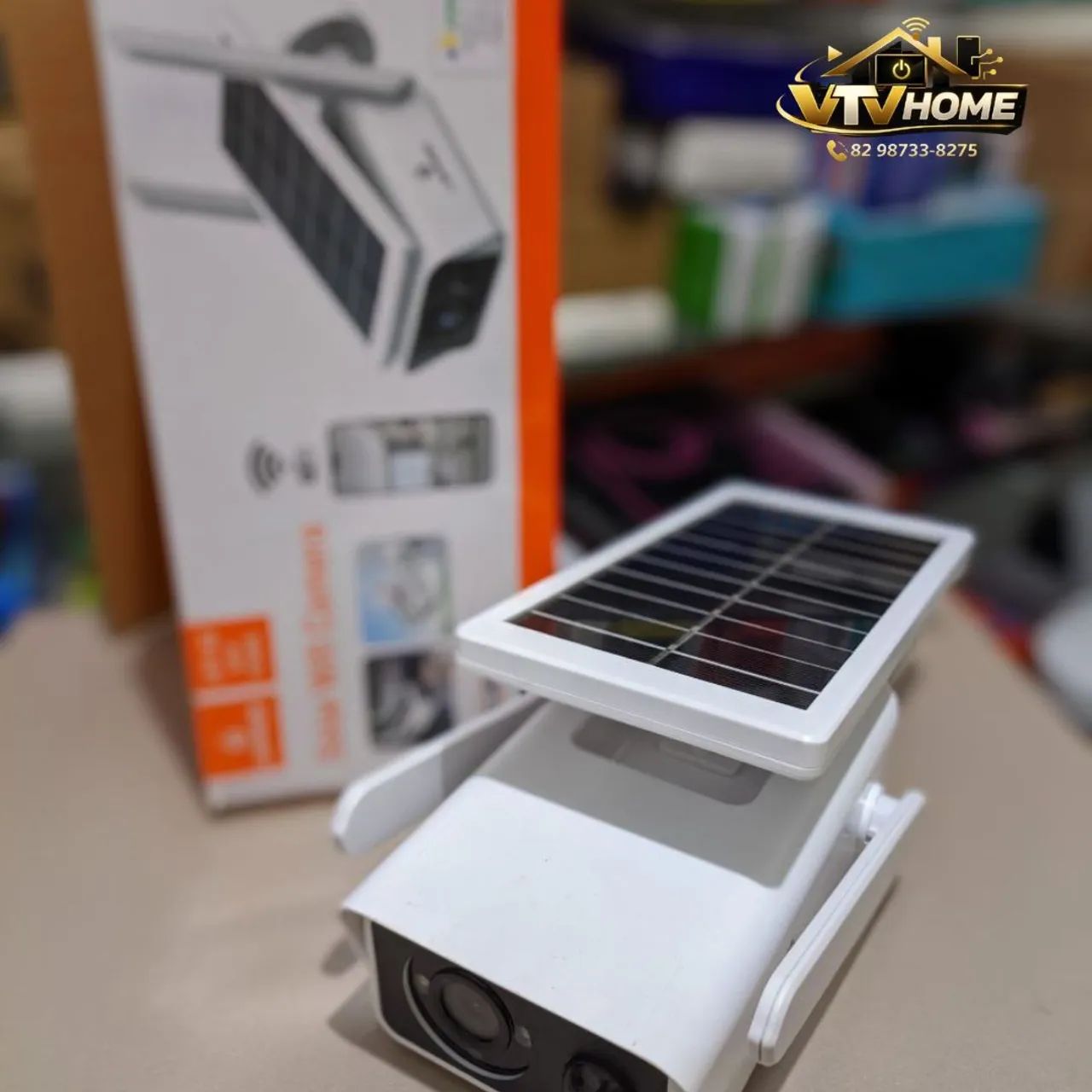 Câmera de Segurança Solar Wi-fi + Entrega Grátis 