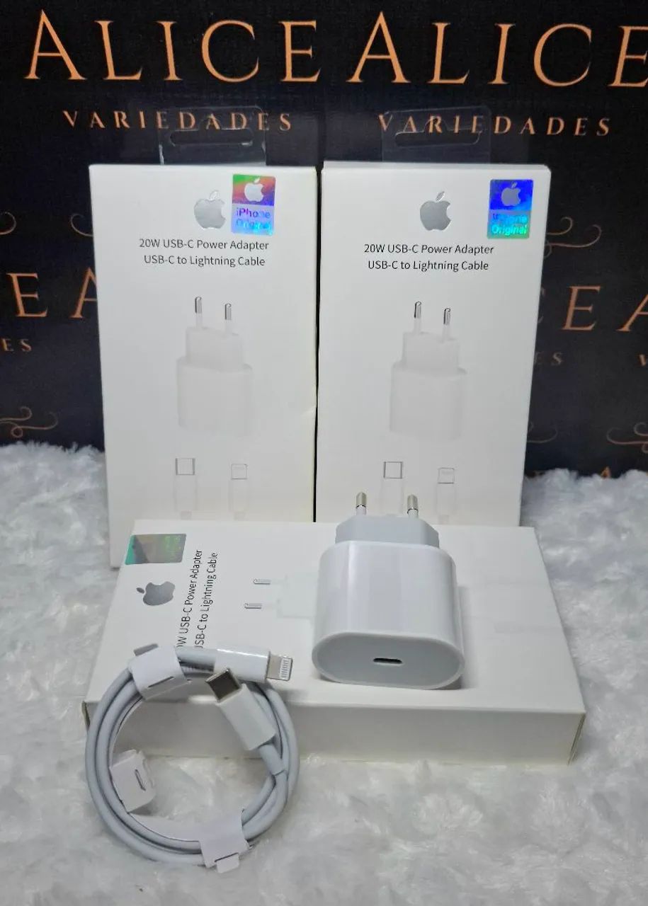 Carregador de iPhone C lightning 