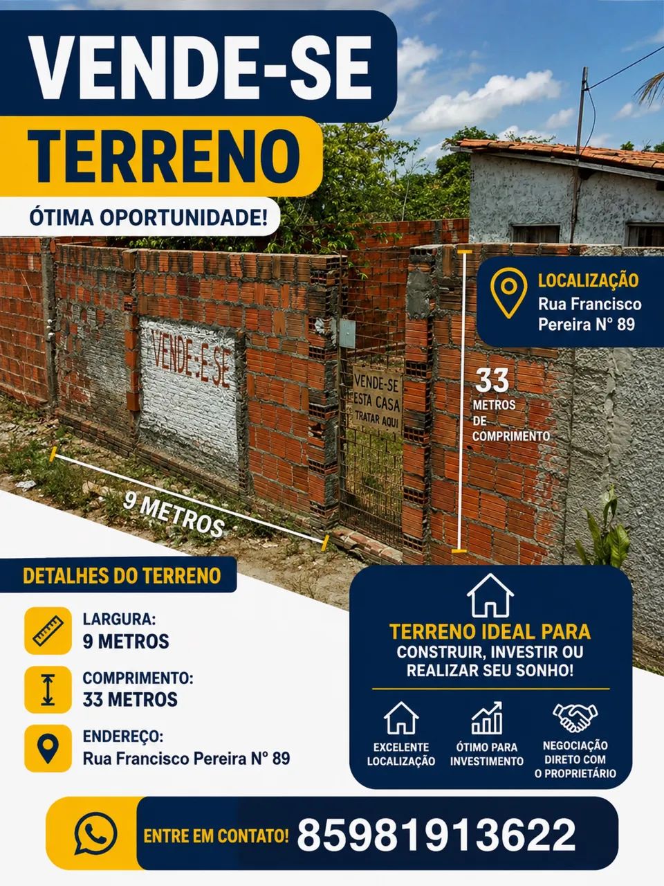 Vendo Terreno Ou Troco por Carro