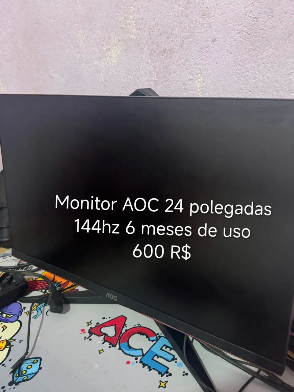 Monitor aoc 24 polegadas 144hz  