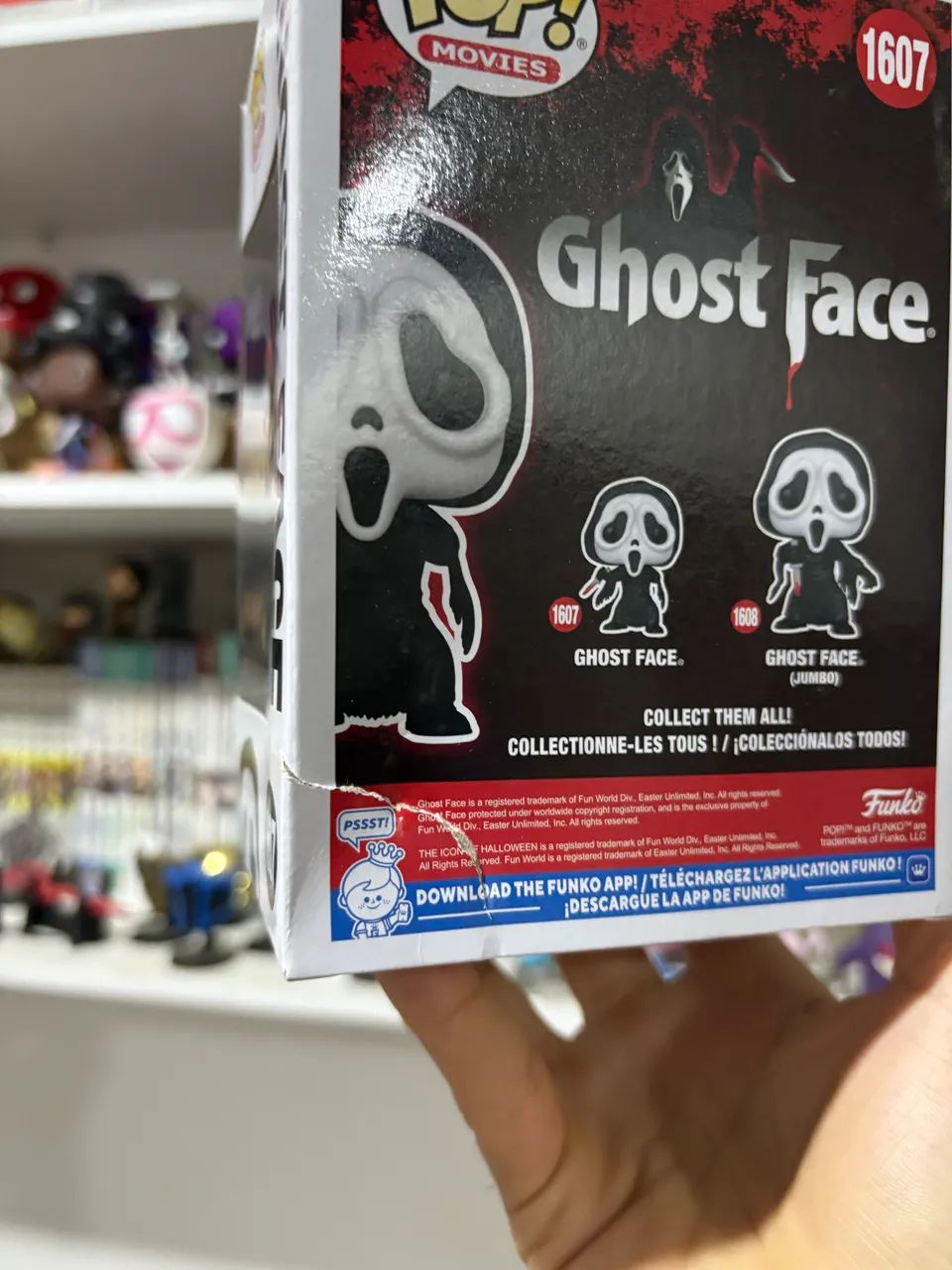 Funko Pop! Ghost Face #1607 Glow [BOX DAMAGE] - Foto 2