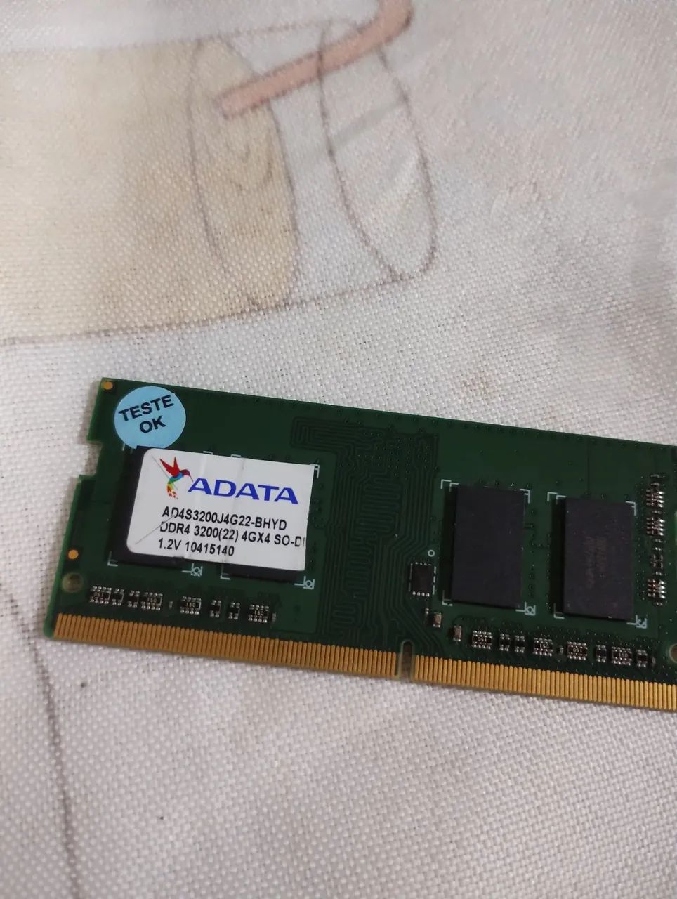 Memória ddr4 de 4GB notebook 