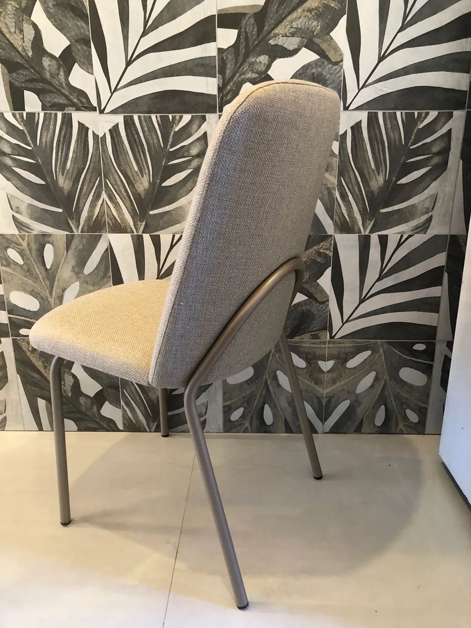 Cadeira Dubai Dara Aço/Tecido