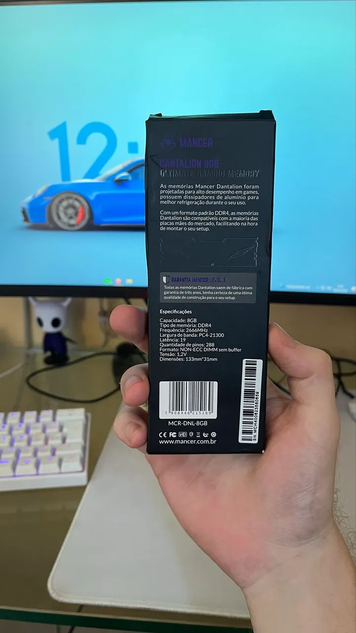 Mem ória ram 8g 2666mhz ddr4  - Foto 2