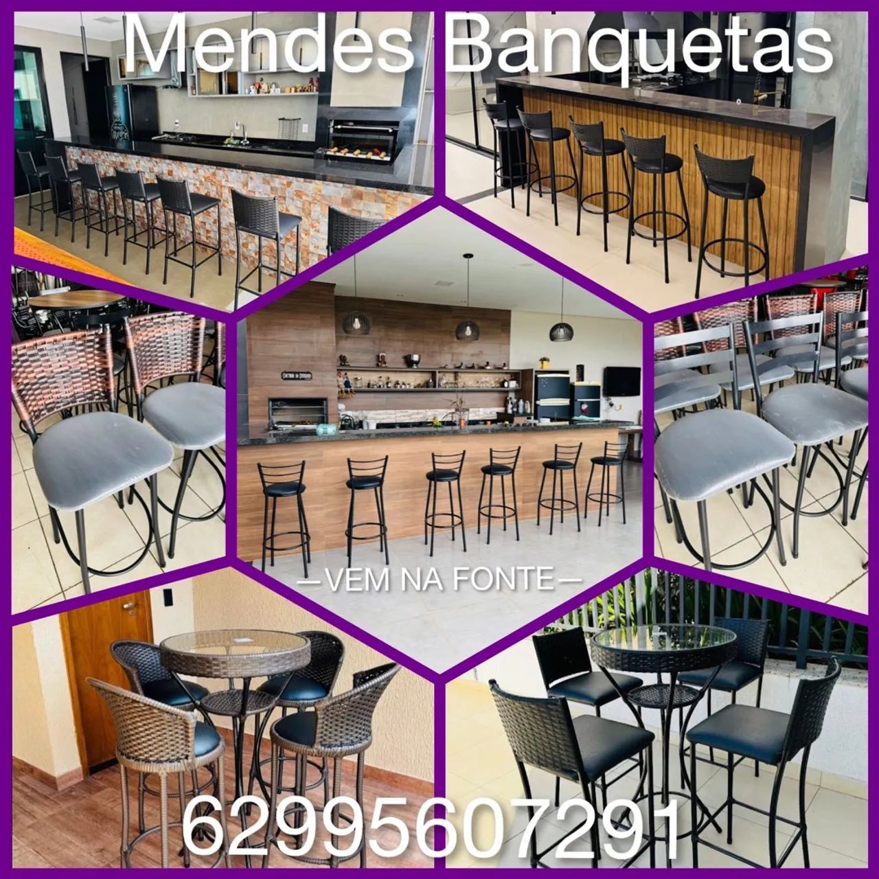 BANQUETA BANQUETAS QUALIDADE E PREÇO ACESSÍVEL  - Foto 5