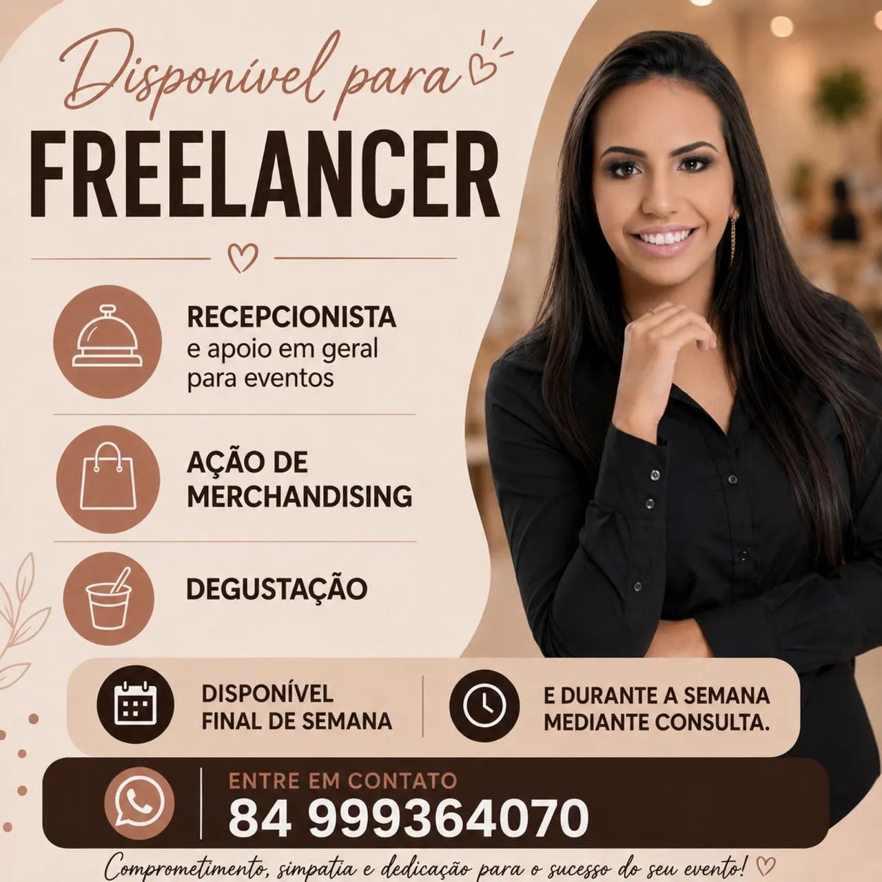 Disponível para freelancer LEIAM o anúncio