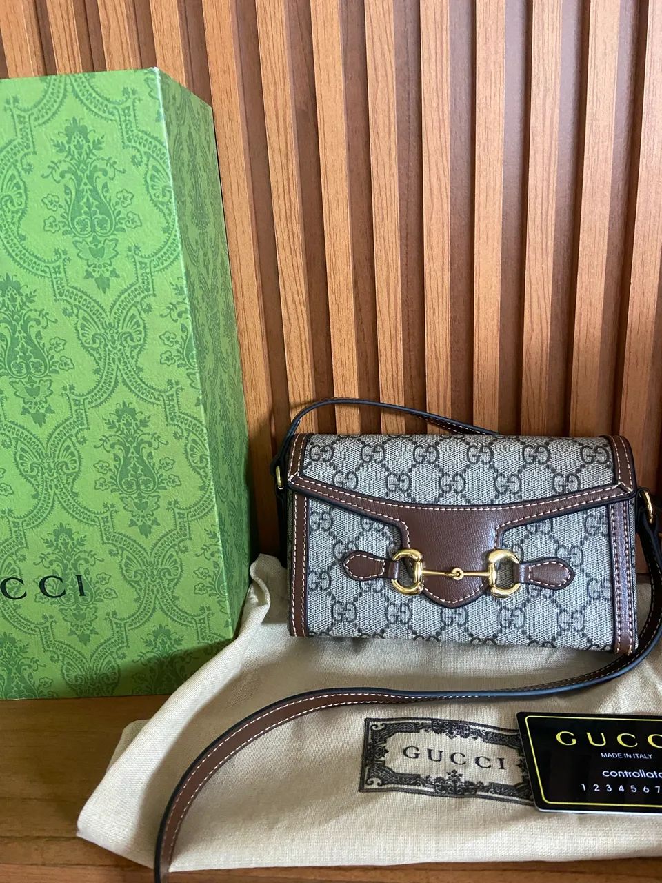 Bolsa gucci horsebit mini bag