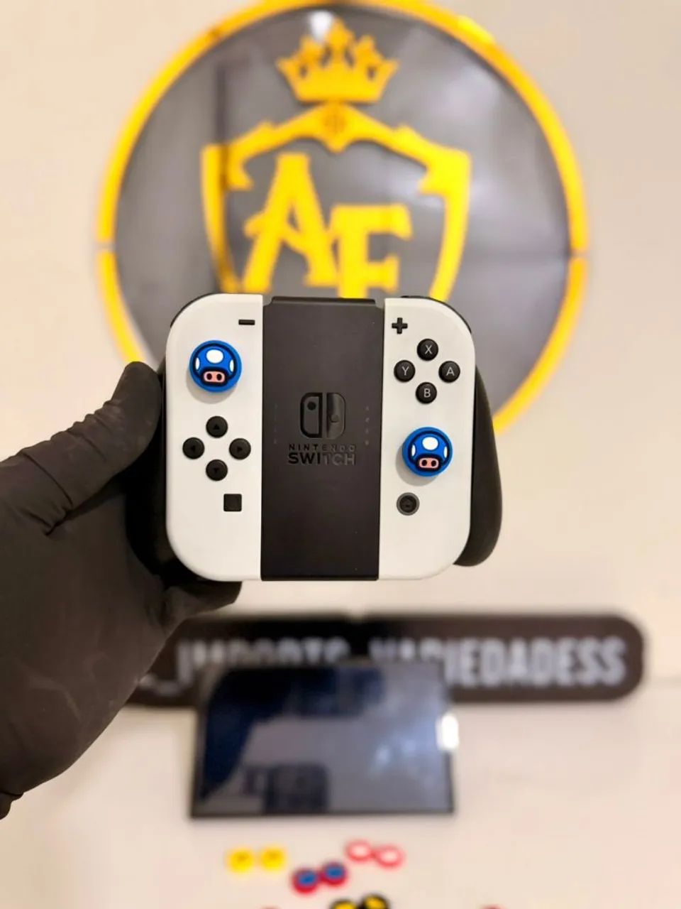 Pares de Grip para Nintendo do Switch  - Foto 5