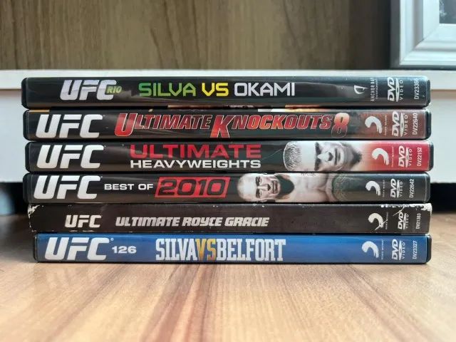 6 DVDs lutas de UFC - CDs, DVDs etc - Cabral, Curitiba 1490569962