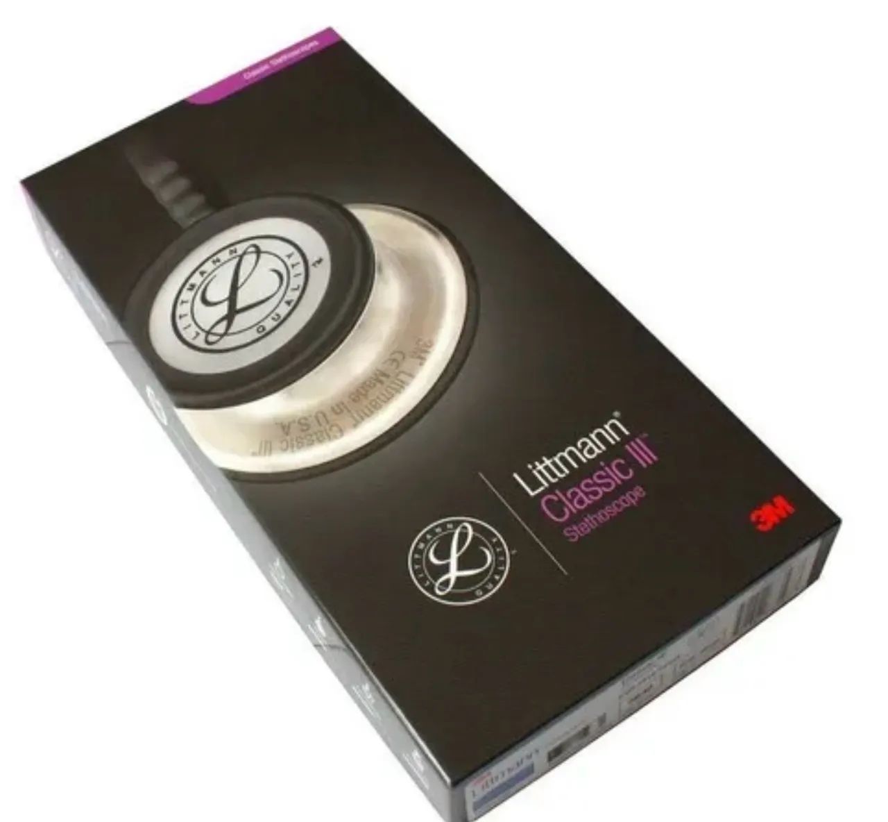 Estetoscópio Littmann Classic Preto e Cinza  - Foto 2