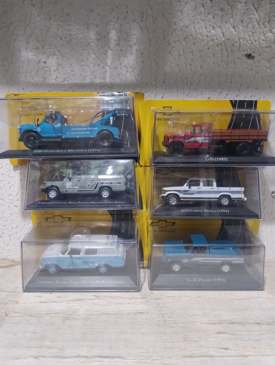 Miniaturas especial série ouro 