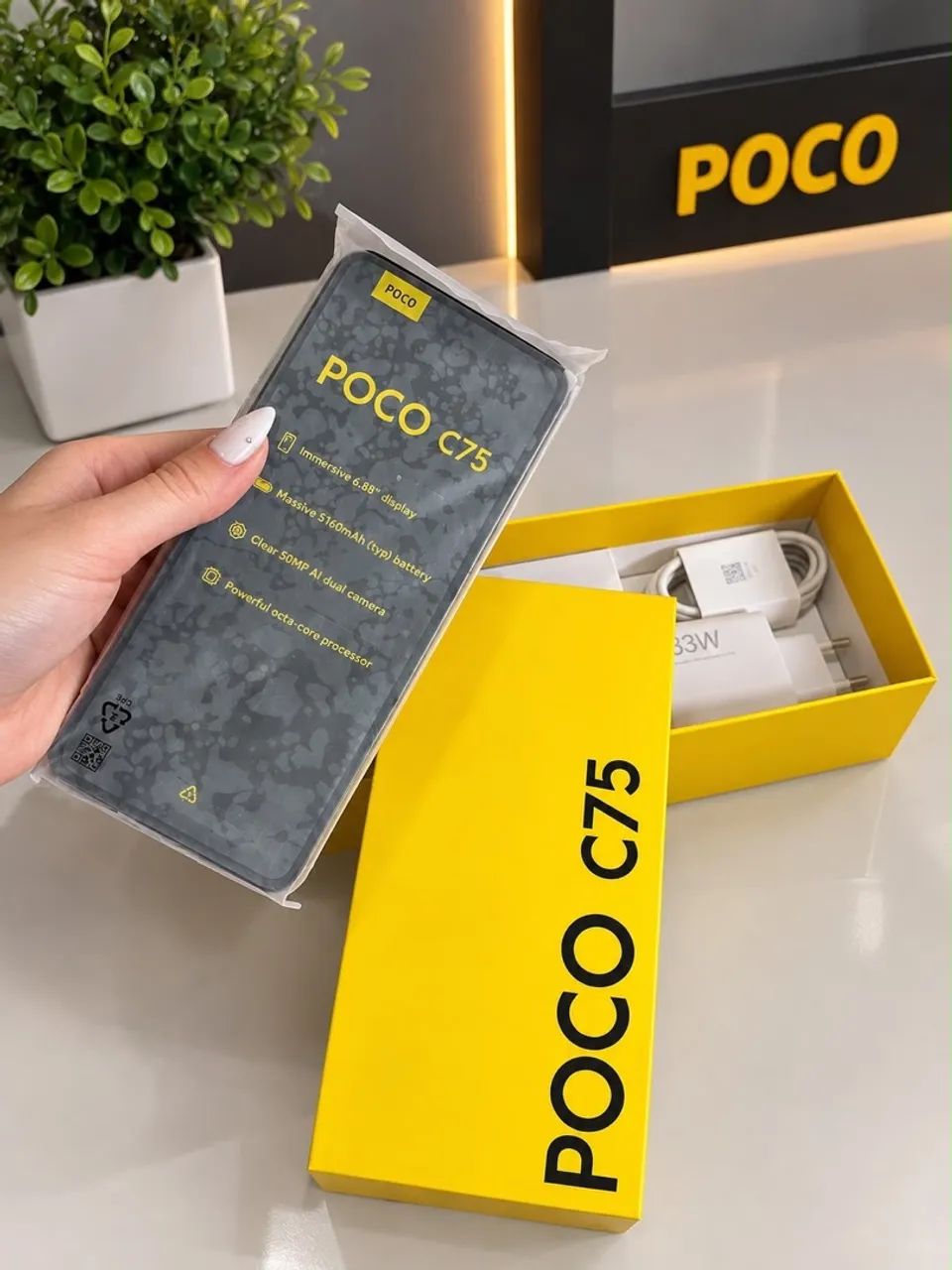 XIAOMI POCO C75 256GB- com caixa e carregador!
