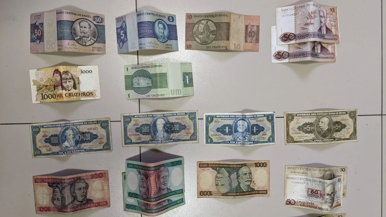 Coleção de notas antigas (lote) - Foto 3