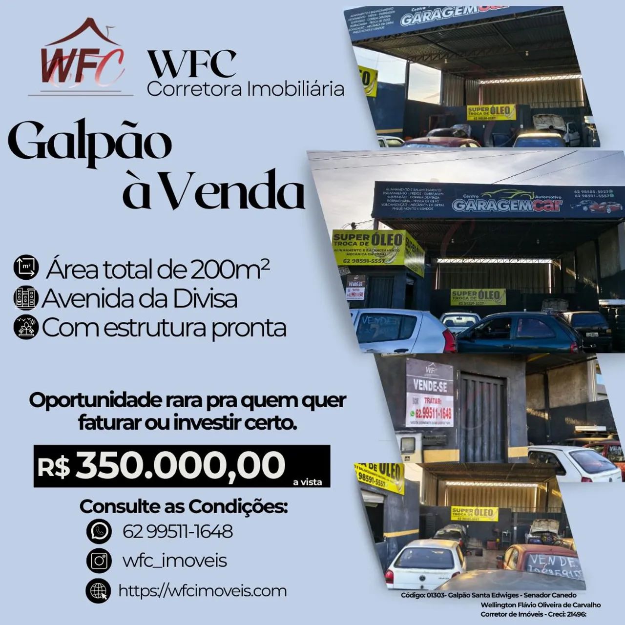 Galpão na avenida divisa, Santa Edwiges 