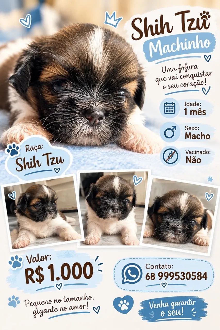 Filhotes Shih Tzu - Foto 3