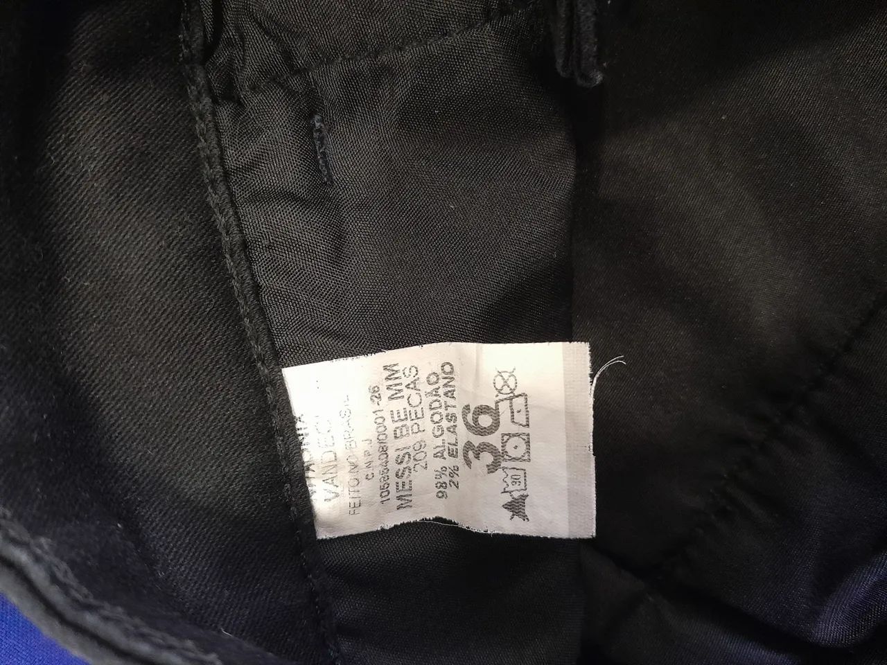 Short Jeans Preto 36 - Foto 3