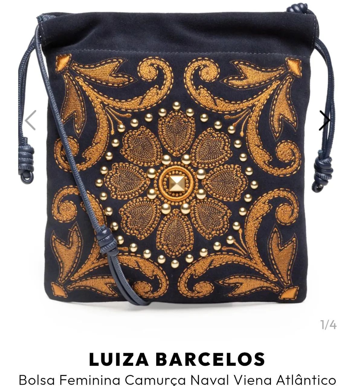 Bolsa Luiza Barcelos azul nova