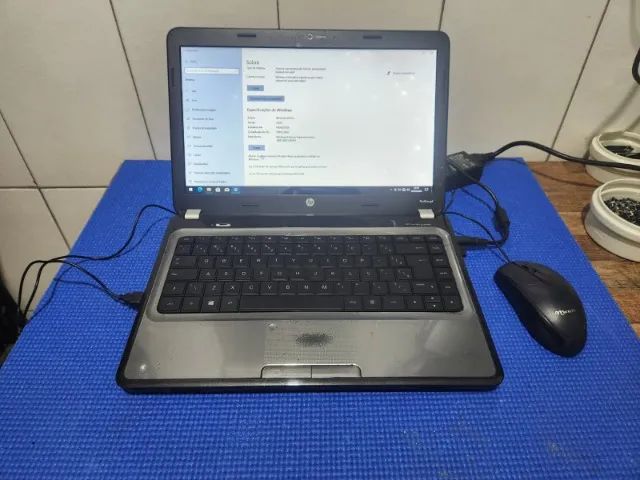 Notebook HP G4 AMD 1.60Ghz +4Gb DD3 + SSD 32Gb + Fonte e Windows 10 com Pacote Office