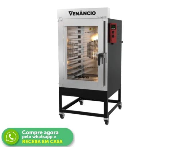 Forno Turbo 8 Esteiras Venâncio a Gás