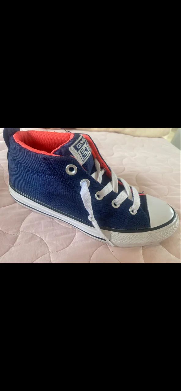 Tênis all star azul TAM 33 - Foto 2