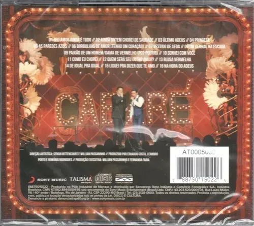 CD - Leonardo  & Eduardo Costa  - Cabaré - Foto 2