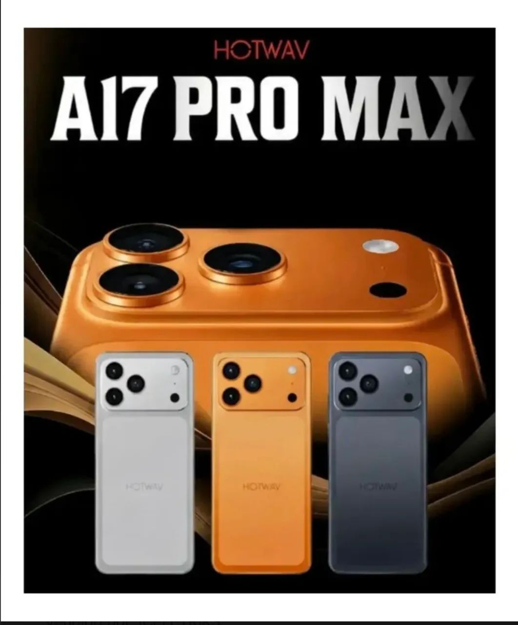 Celular A17 PRO MAX HOTWAV (LACRADO) LANÇAMENTO - Foto 2