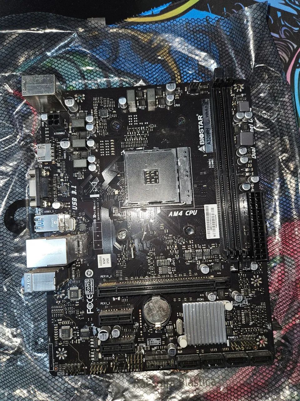 Placa mãe A320MH Biostar