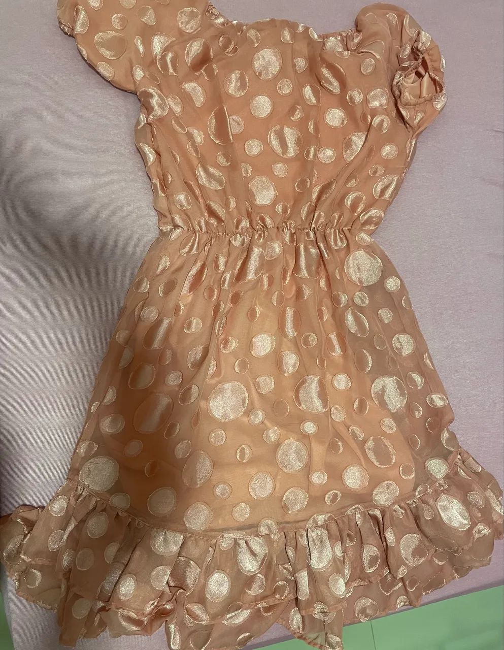 Vestido evangélico rosa-Rochedo M  - Foto 2