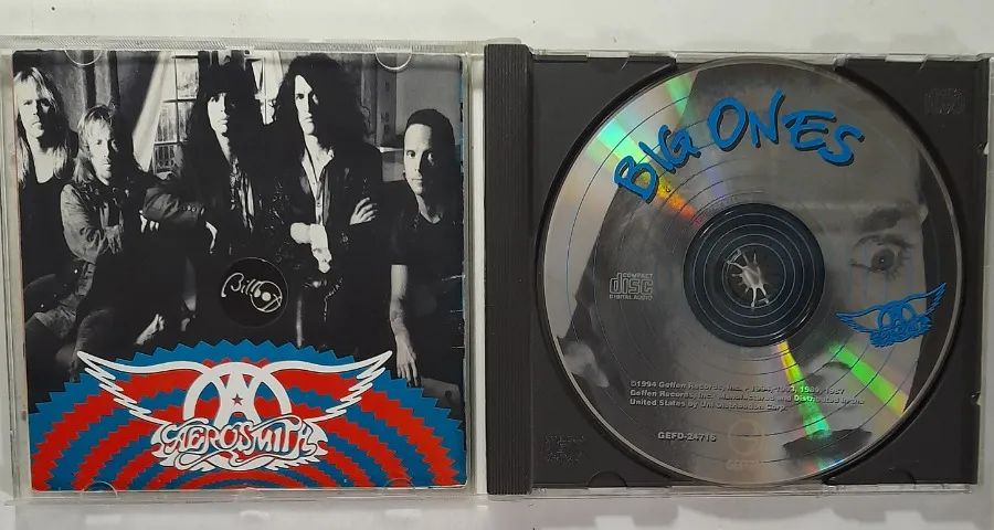 cd aerosmith, big ones. seminovo. - Foto 2