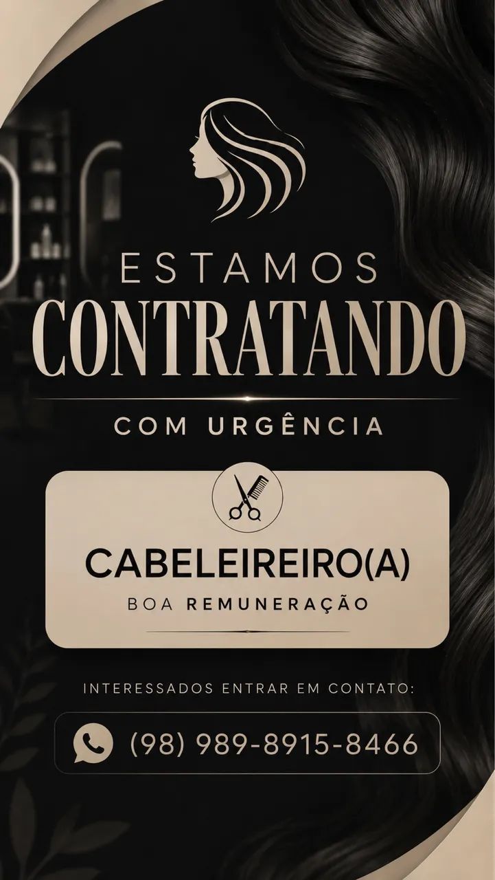Estamos contratando com urgência 