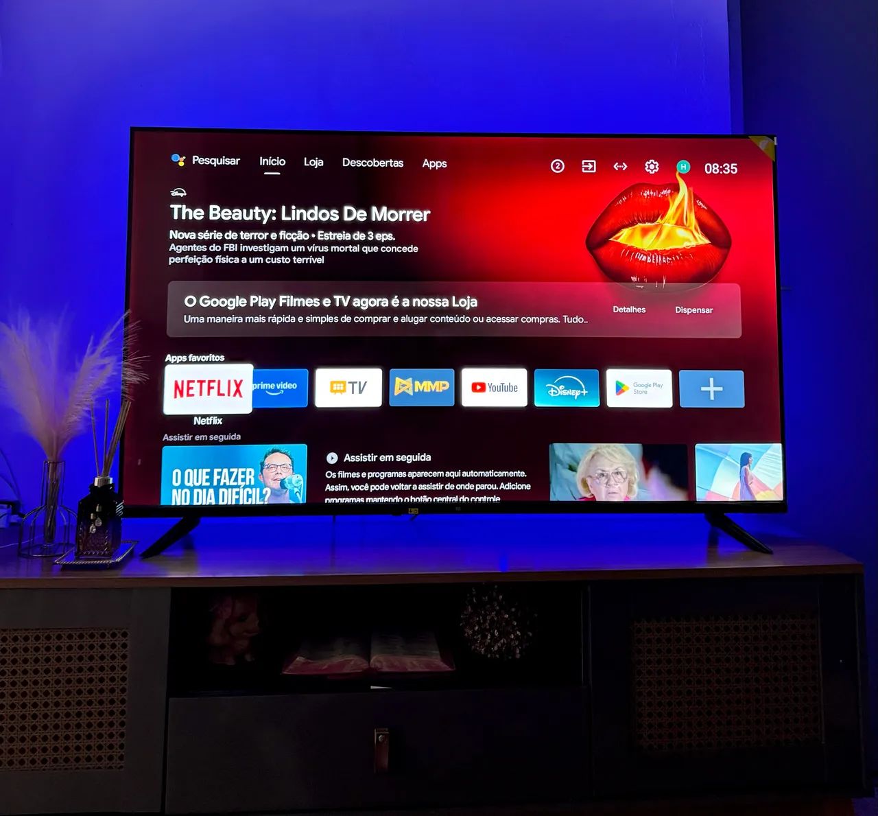 TV SMART 55 POLEGADAS 4K NA GARANTIA  - Foto 3