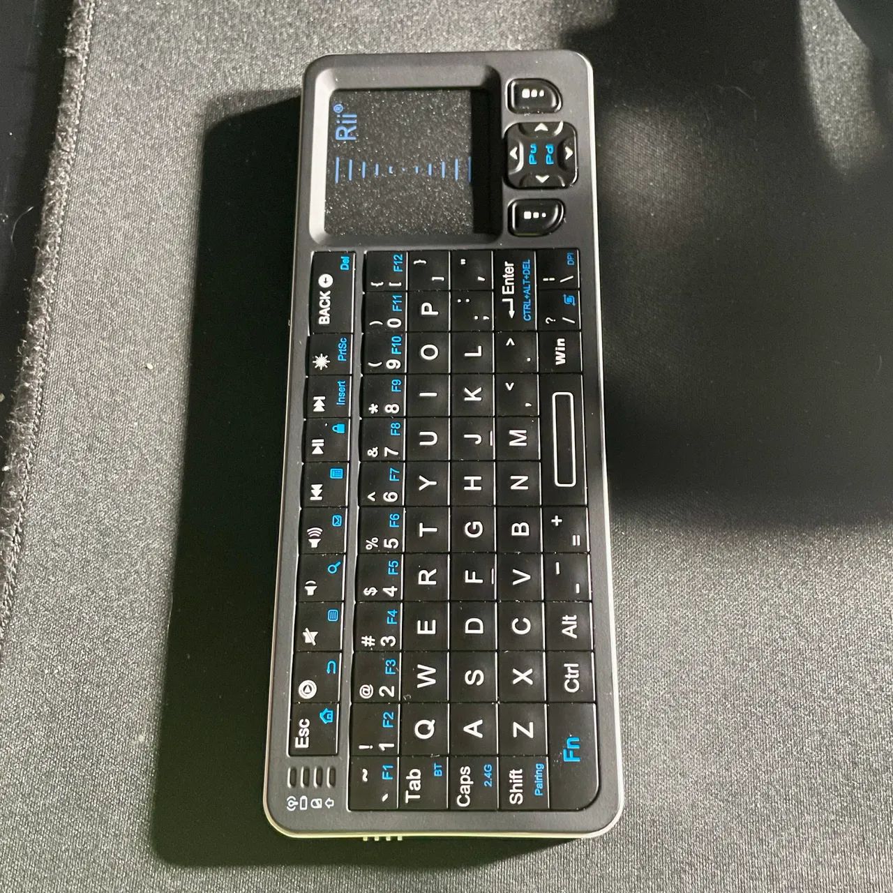 Teclado  2 em 1 Rii K06 Mini com Backlight Bluetooth e Wireless 2,4Hz - Foto 5