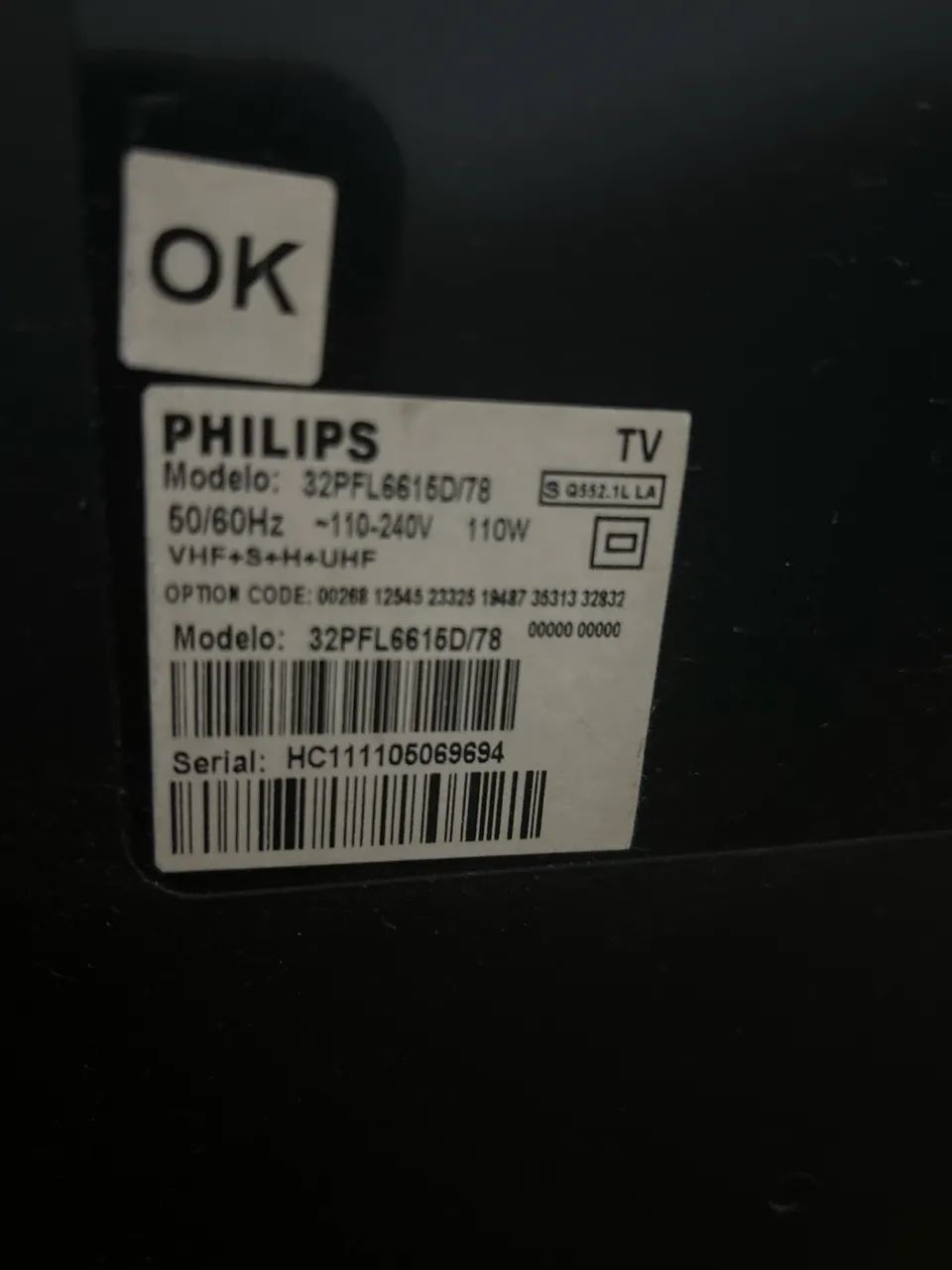 TV PHILIPS 32 polegadas com base e controle  - Foto 3