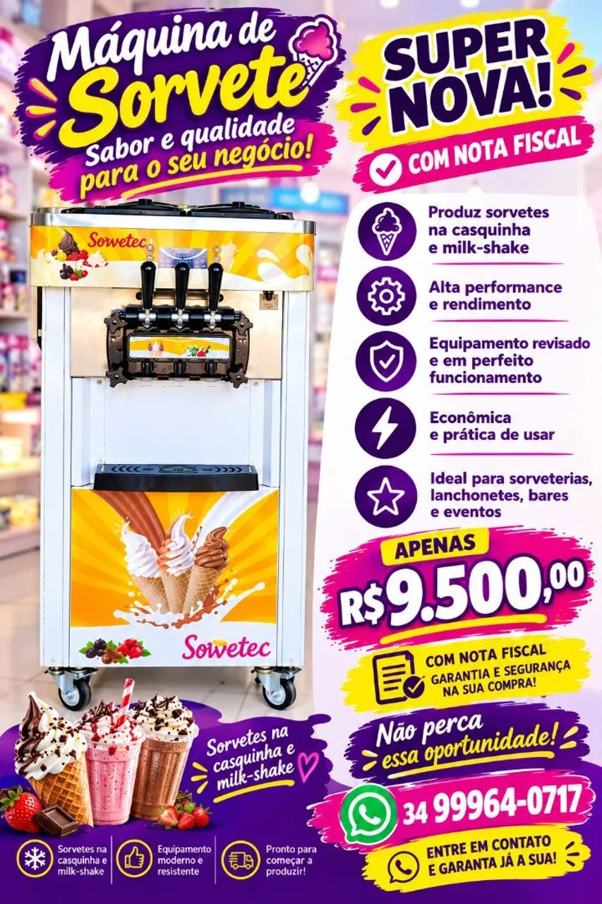 Marquina sorvete expresso SORVETEC