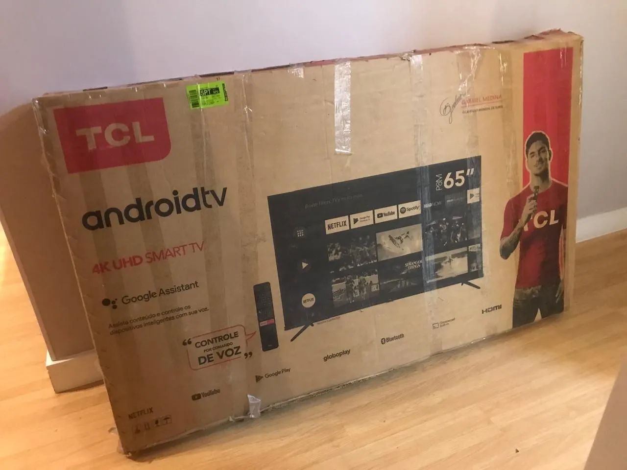 Tv 65 polegadas TCL para retirada de peças  - Foto 3